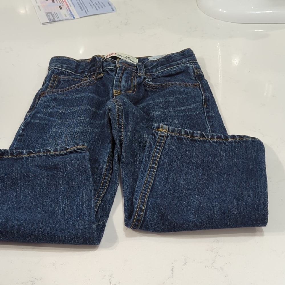 Levi's Dark Blue Relaxed Straight Jeans
